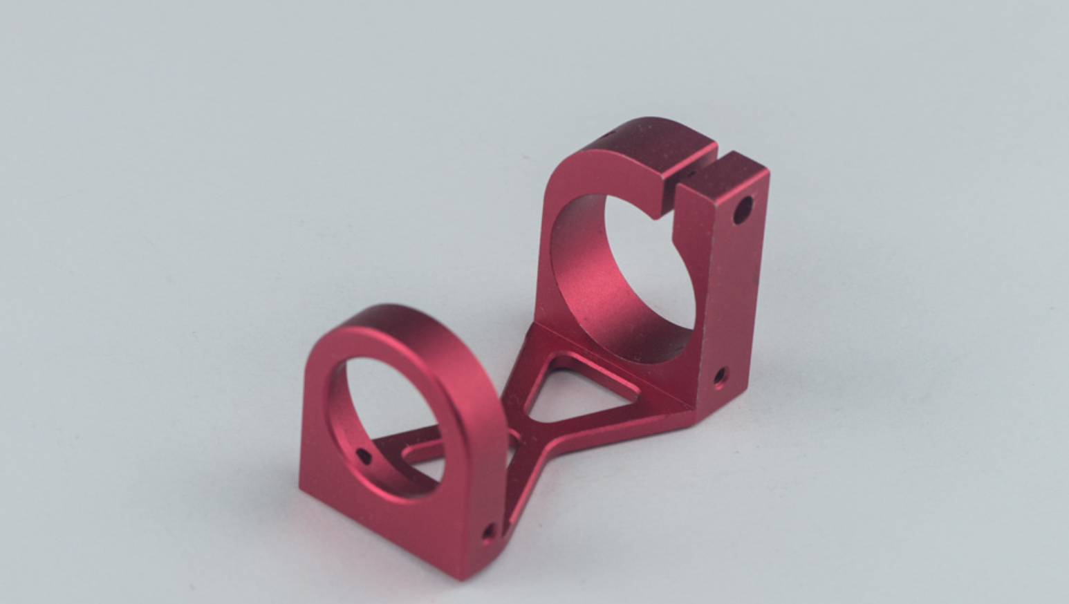 Red Anodizing CNC Clamp Brackets 
